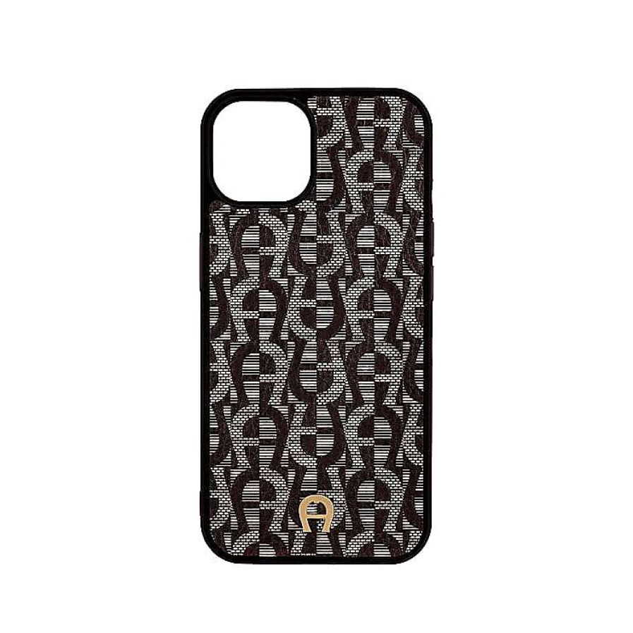 Aigner Fashion Iphone 13 Case | Leather Accessories