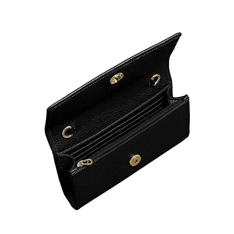 Aigner Logo Wallet With Strap | Leather Accessories